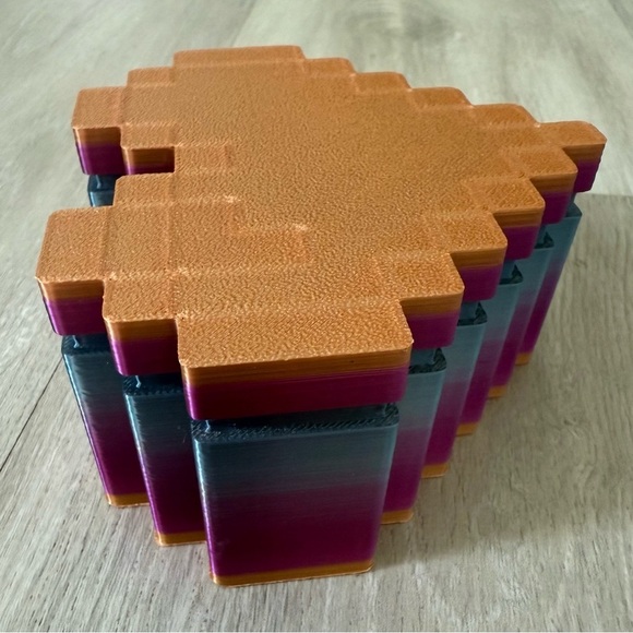 3D Printed Frustration Heart Jewelry Box Valentines Gift - Picture 8 of 15